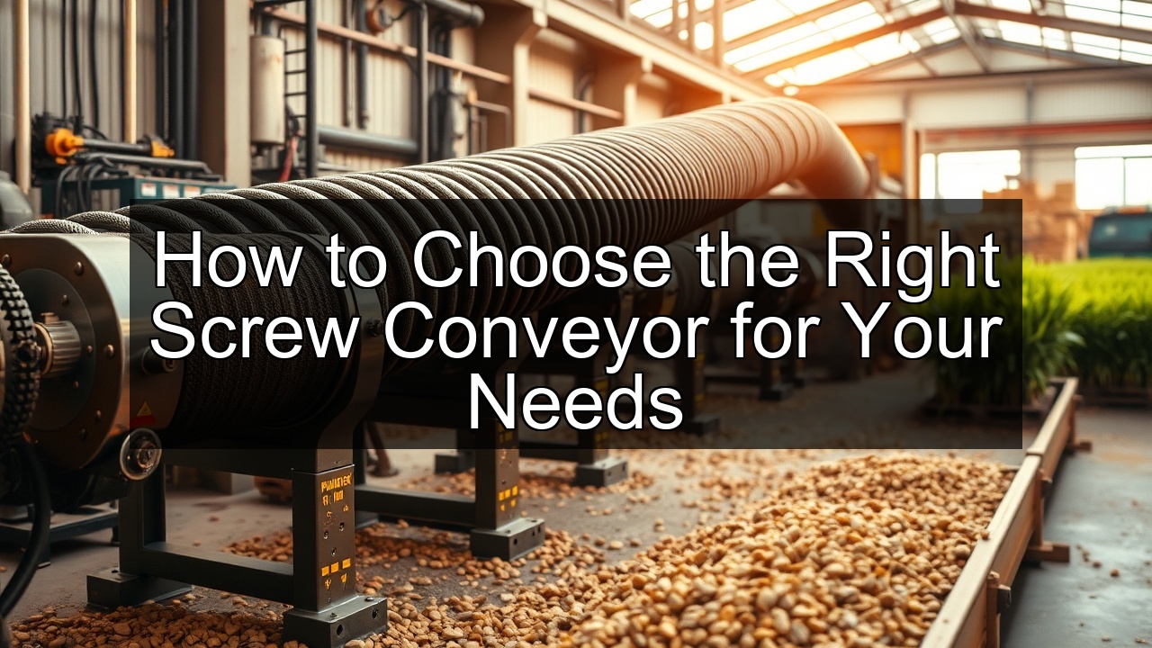 company screw conveyor systems from James Eagen Sons paper mill screw conveyors cement